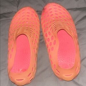 Stylish Orange Women's Slip-On Shoes